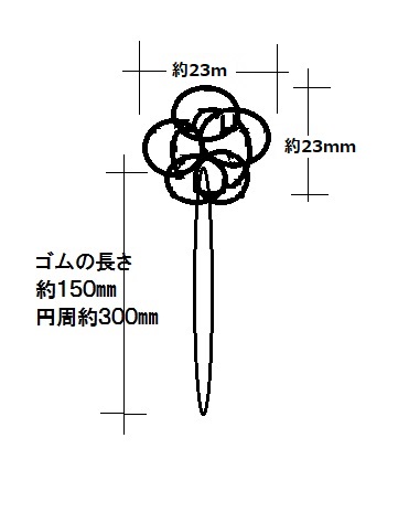 ゴム付水引