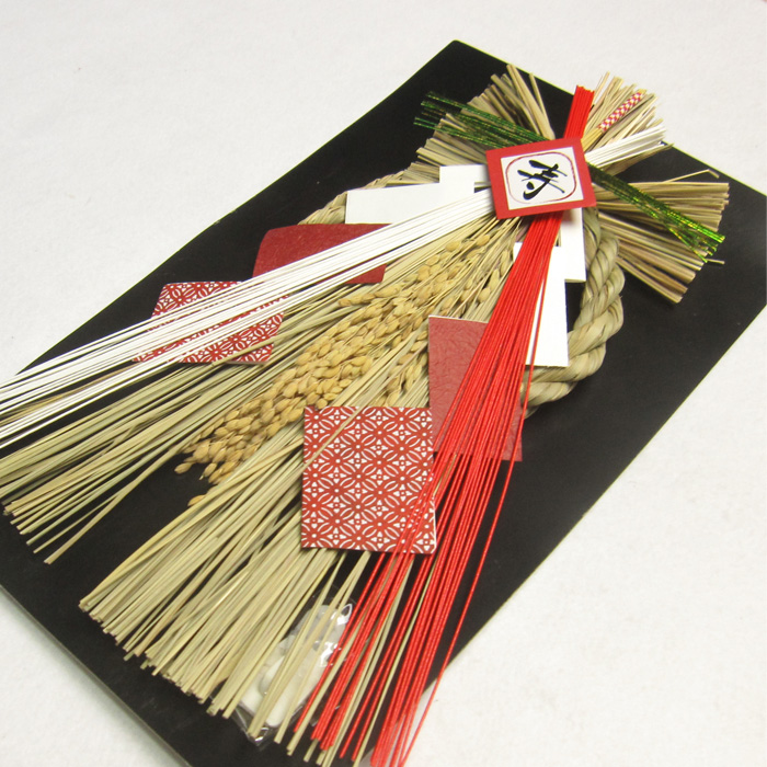 幸福をよぶ おしゃれで素敵なお家にピッタリ モダンなお正月玄関飾り マンション住宅用しめ飾り 1617