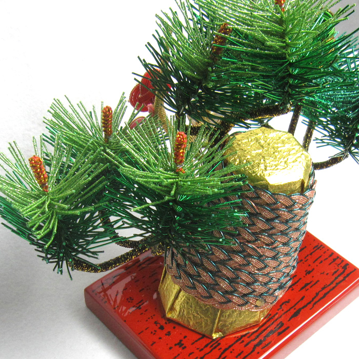 水引松竹梅置物