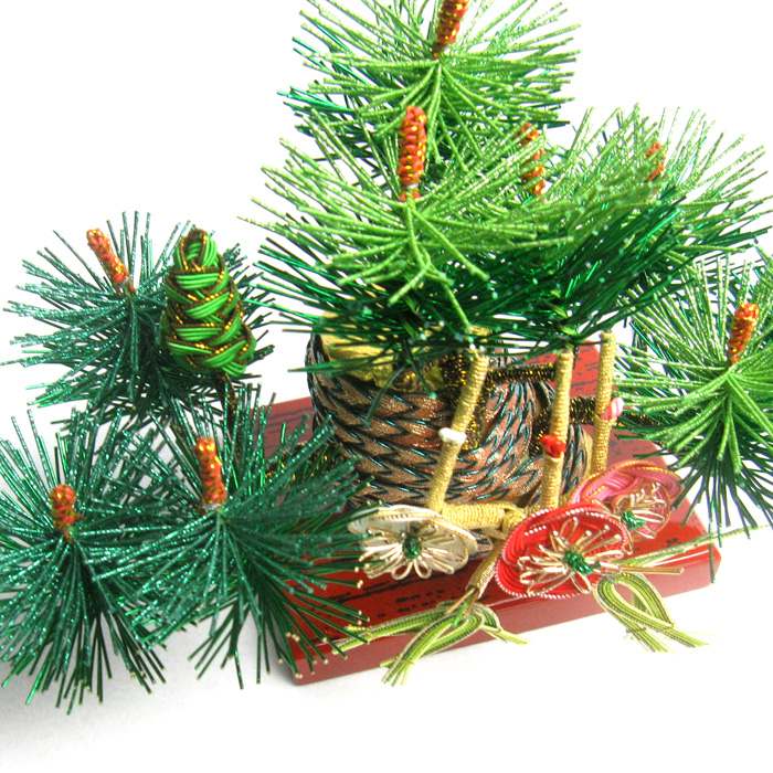 水引松竹梅置物